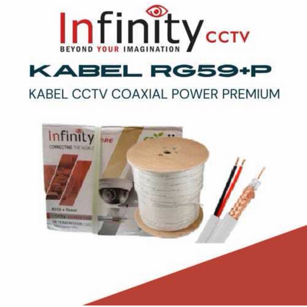 kabel cctv RG59+Power 1roll 300mtr