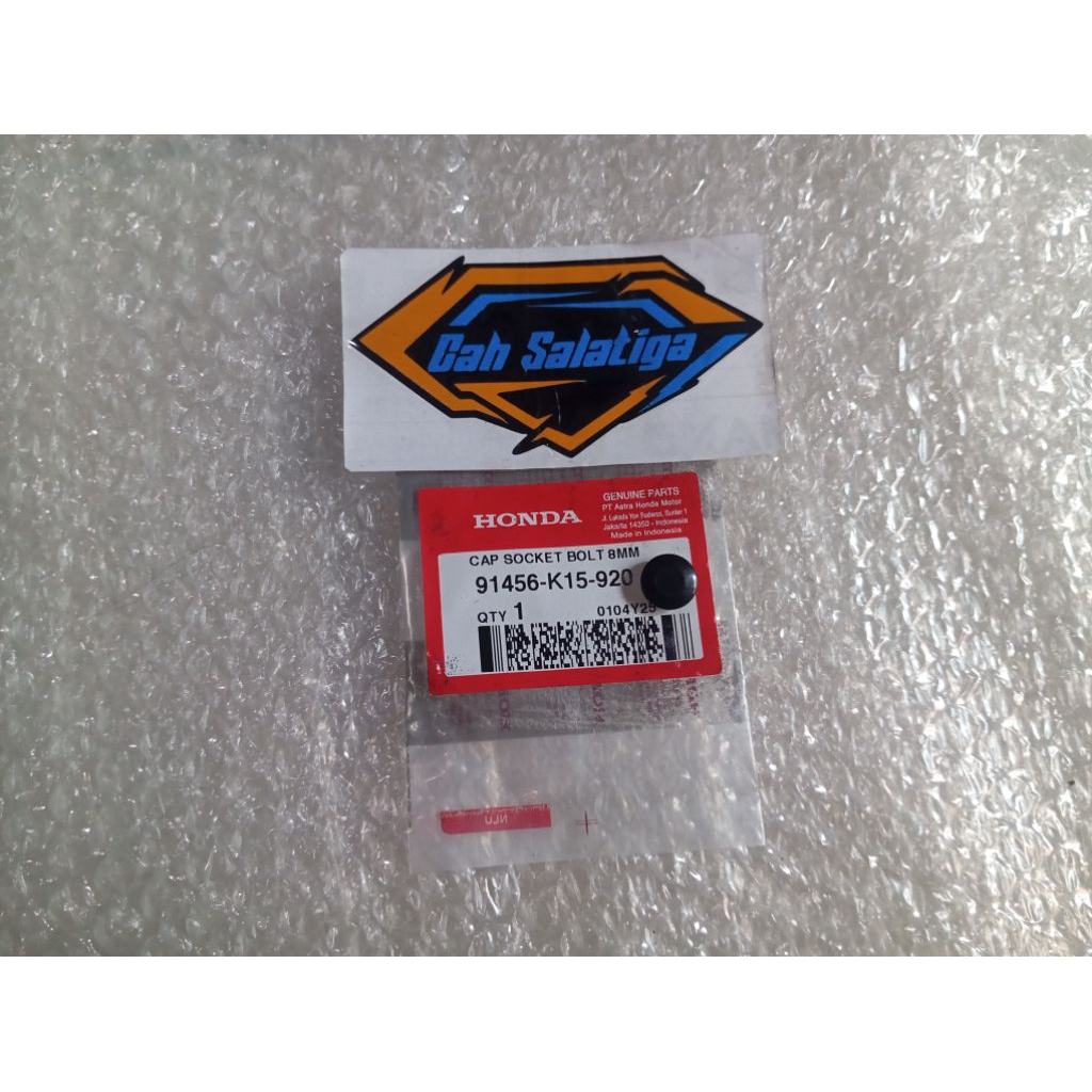 Cap socket bolt 8MM tutup baut L raiser stang cb 150 r beat street 91456K15920