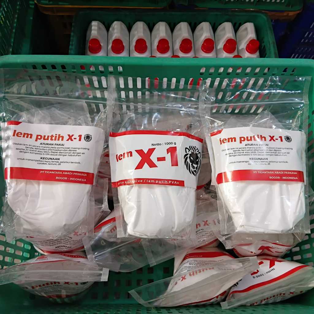 LEM FOX 1 LEM KERTAS LEM KAYU UKURAN  1 KG