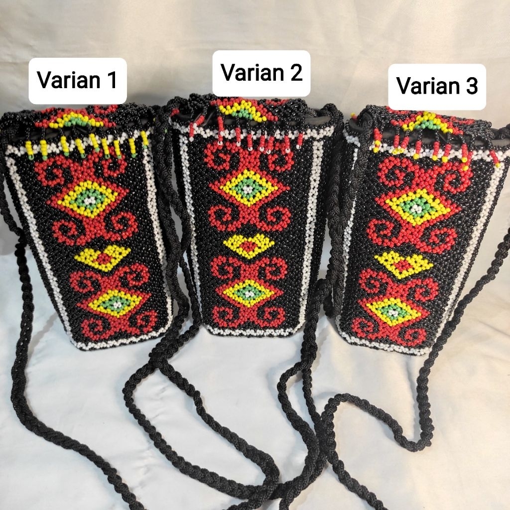 tas manik dayak kalimantan model selempang