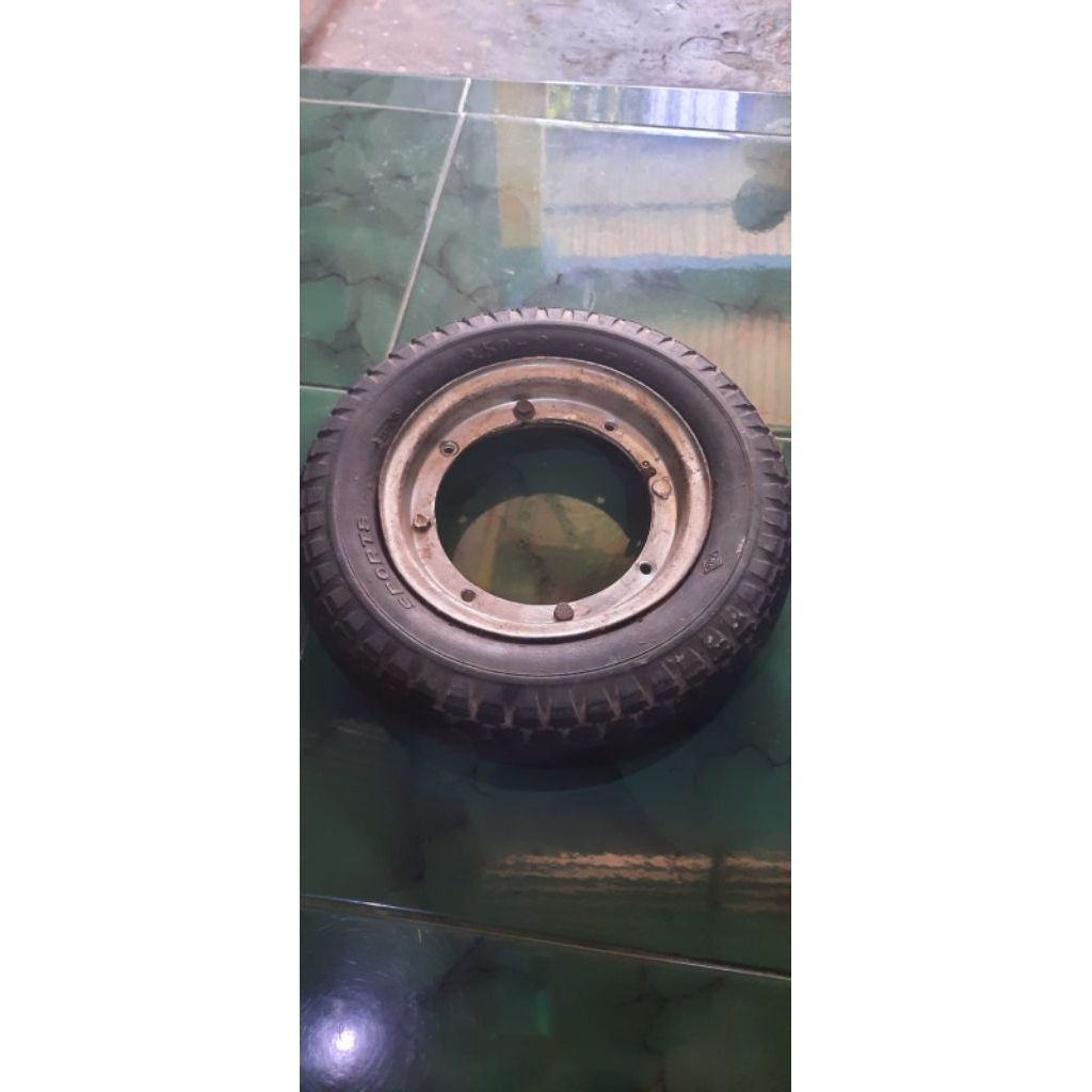 roda vespa ring 8 / ban serep vespa ring 8