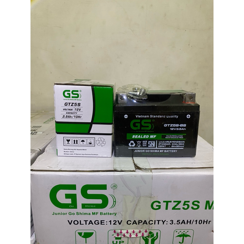 Aki Motor Honda Beat Pop GTZ5S GS E Accu Kering MF