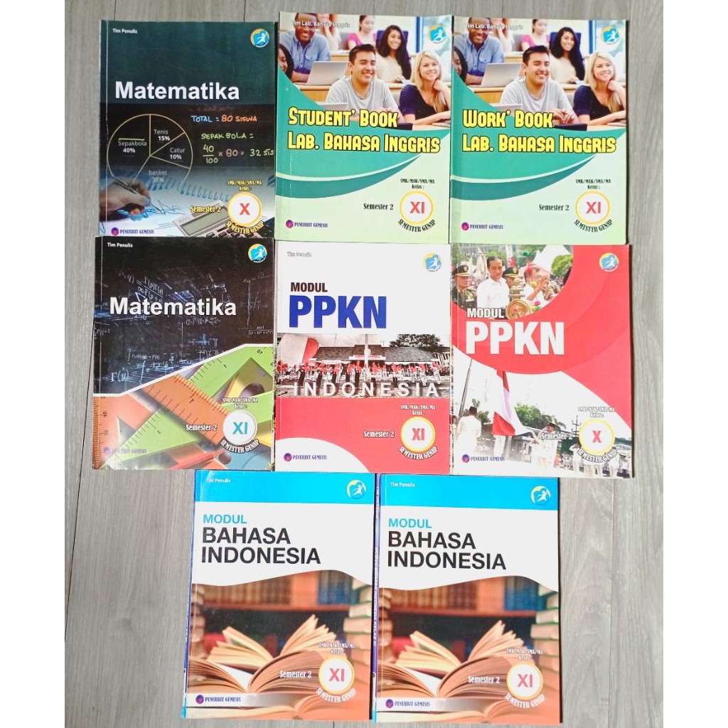 [BISA COD] MODUL PEMBELAJARAN MATEMATIKA PPKN BAHASA INDONESIA BAHASA INGGRIS STUDENT BOOK WORK BOOK