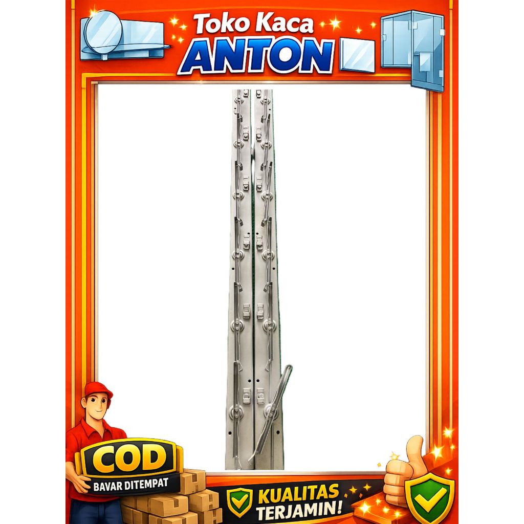 Tiang Rangka Nako besi Niki Jendela 6 daun