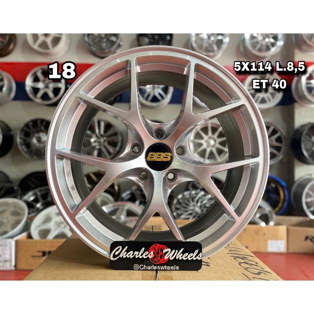 VELG BB5 JF LUXURY RING 18 SILVER