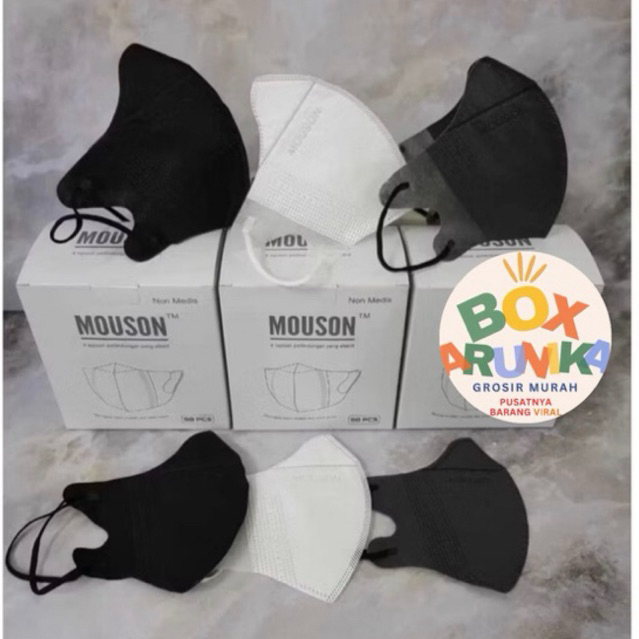MASKER DUCKBILL GARIS MIRIP SENSI MOUSON - MASKER DUCKBILL TERLARIS
