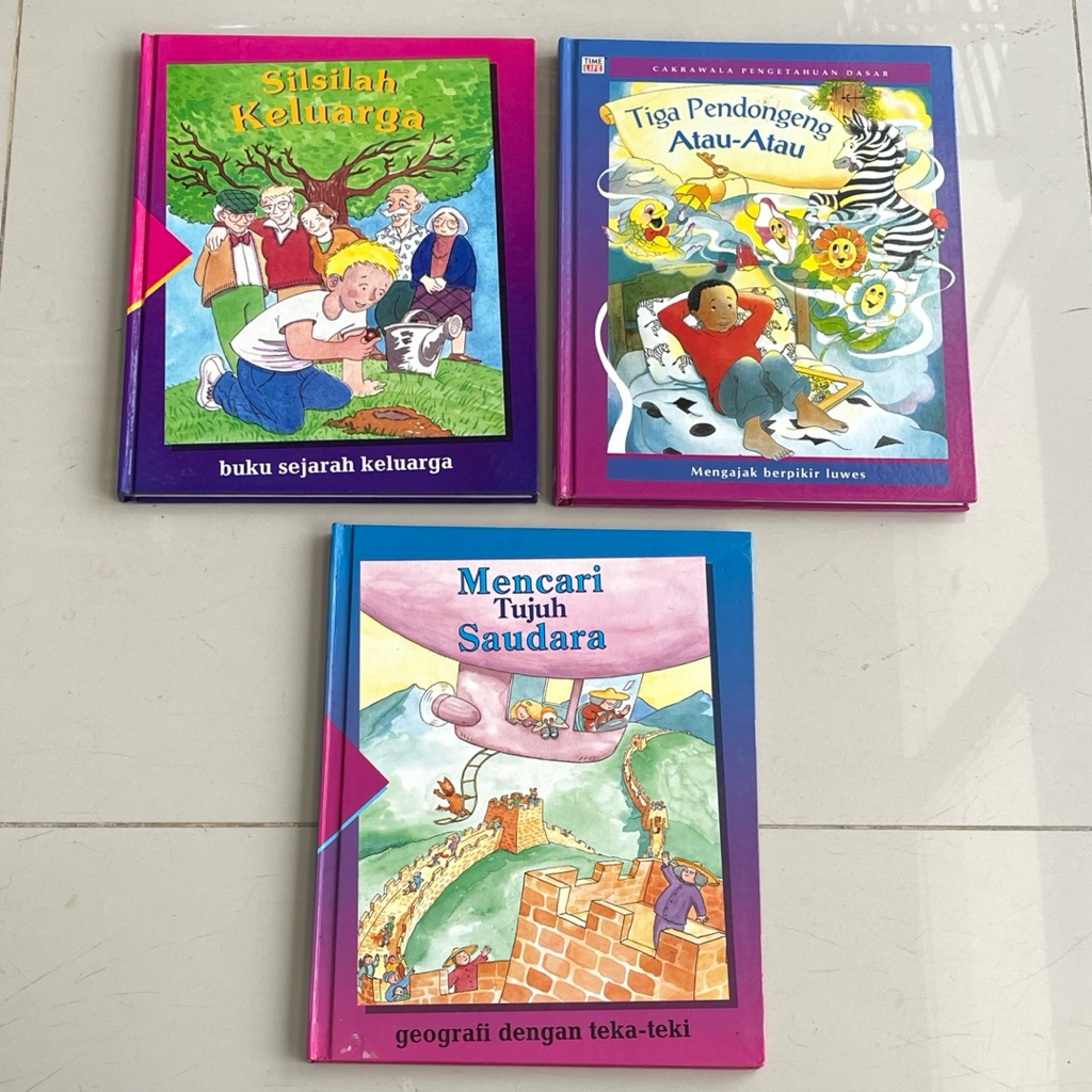 BUKU CAKRAWALA PENGETAHUAN DASAR TIME LIFE Mencari Tujuh Saudara Tiga Pendongeng Atau Atau Silsilah 