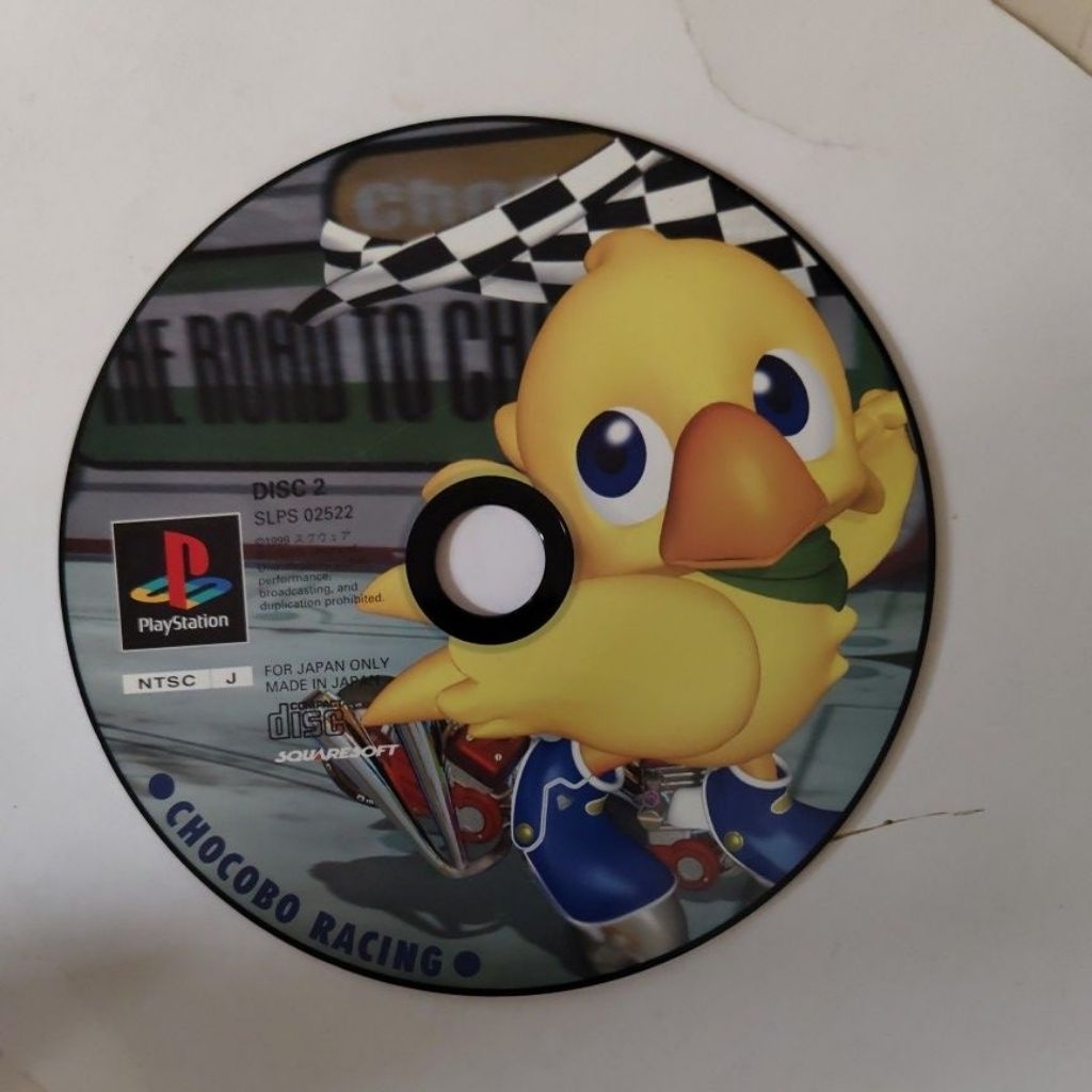 Kaset Cd Ps2 / PS1  Original Chocobo Racing