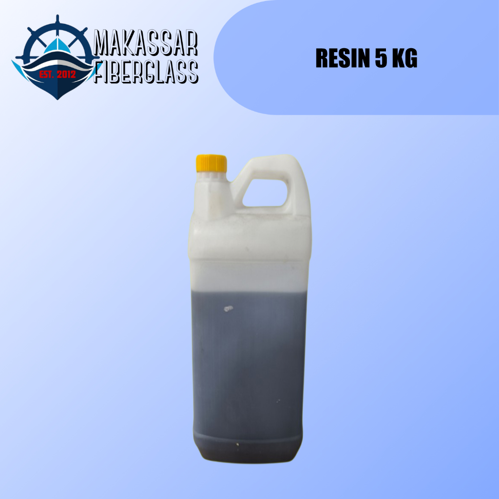 RESIN 5 KG / LEM FIBER GLASS JUSTUS YUKALAC