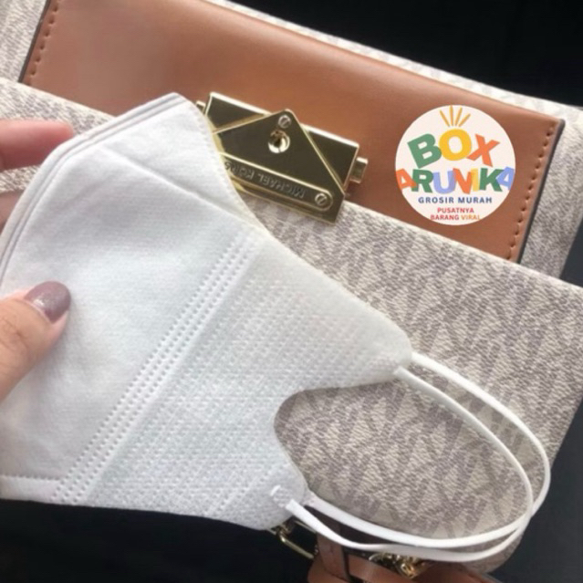 (ECER) MASKER DUCKBILL GARIS ALKINDO ECER PUTIH