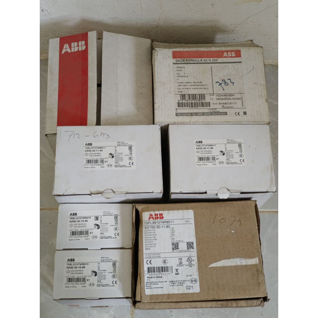 Borongan MCCB ABB & Kontaktor ABB