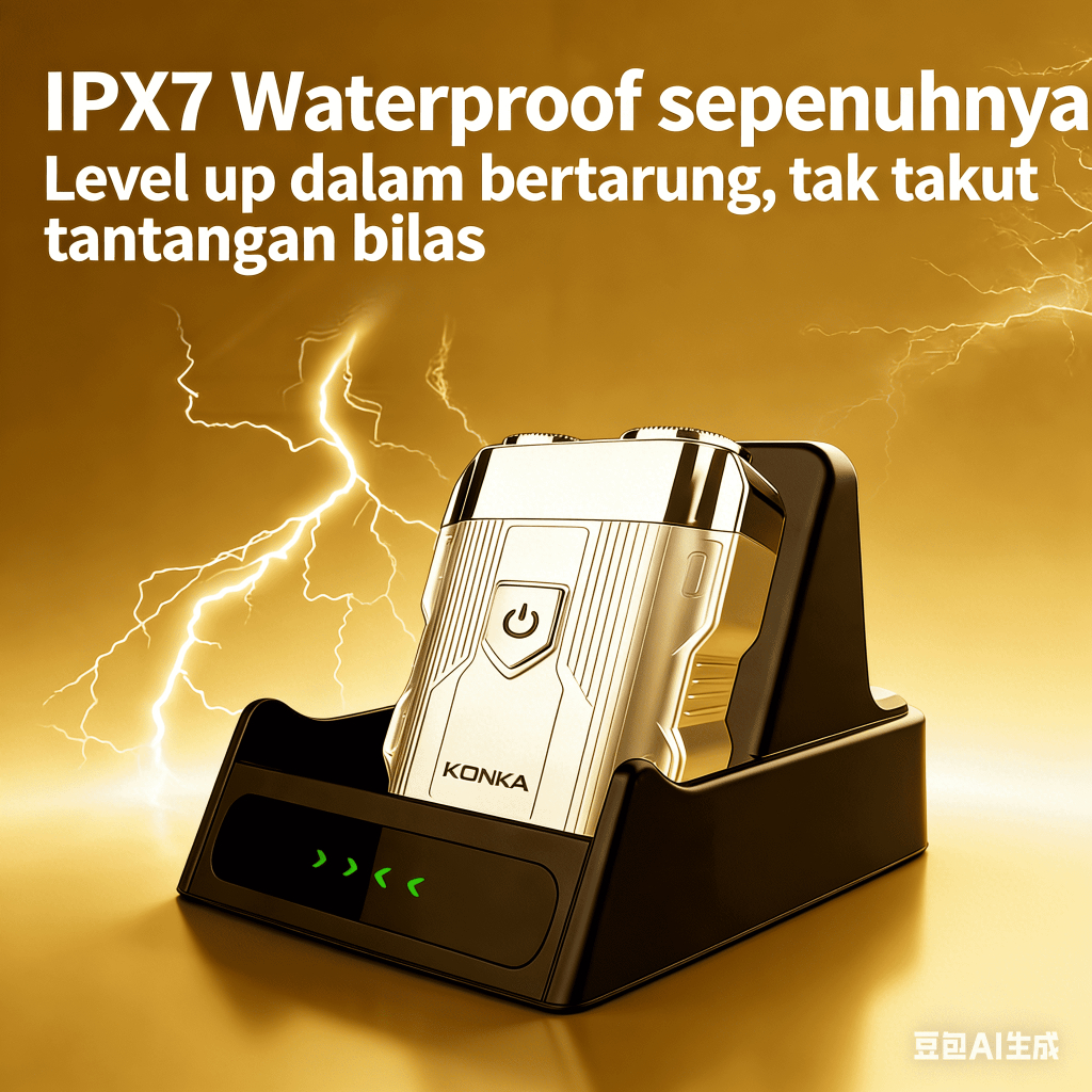 4.4 promo KONKA Electric Mini Shaver Portable - Alat Cukur Kumis & Jenggot Profesional | Alat Mesin 
