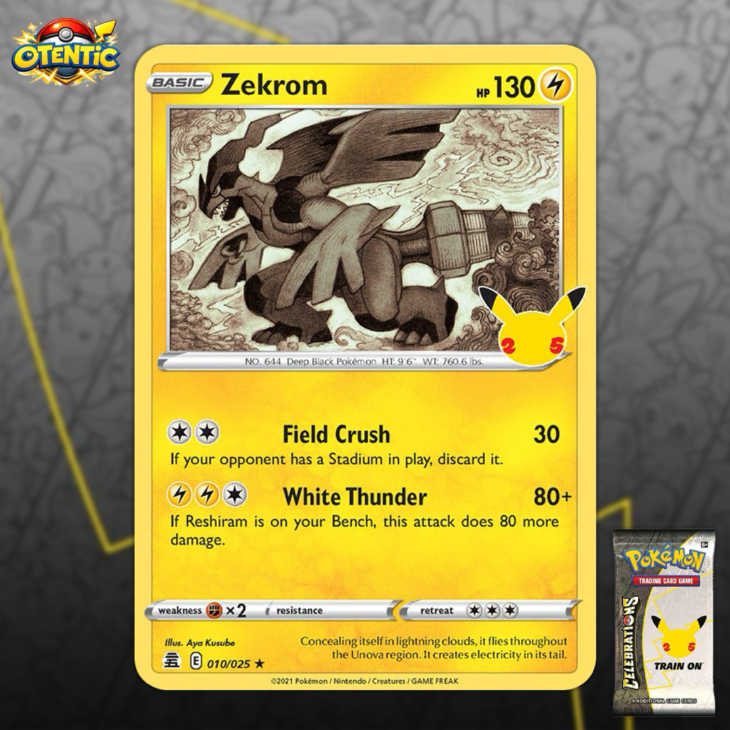 Zekrom – Pokémon TCG 25th Celebrations 010/025