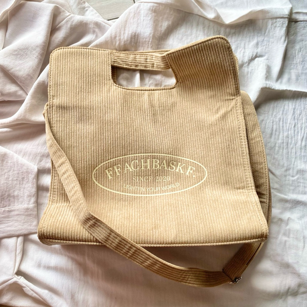 CORDUROY SHOULDER BAG