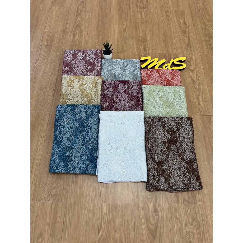 MdS Kain Kebaya Laminate Metalik Cord 2 Kebaya 2,5 x 1,5 meter