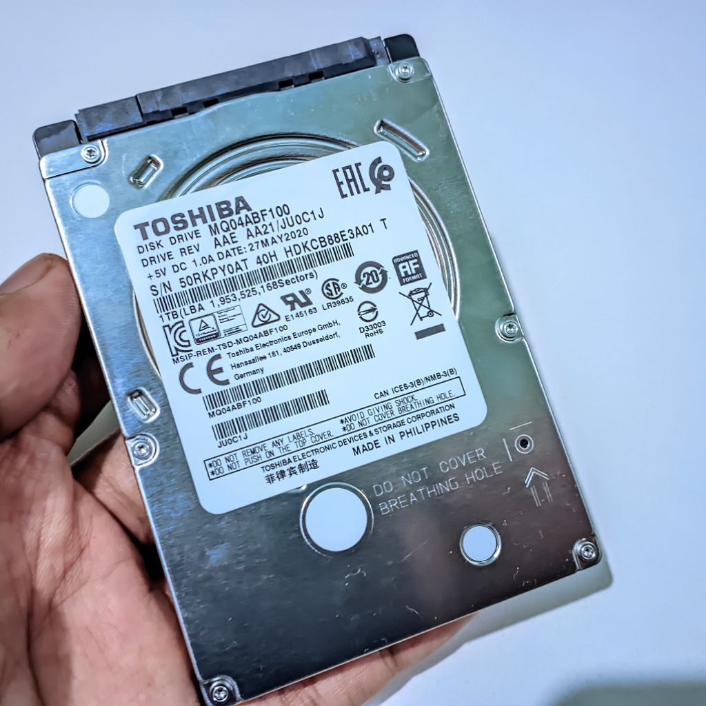 HDD 1TB Toshiba (second health 100%)