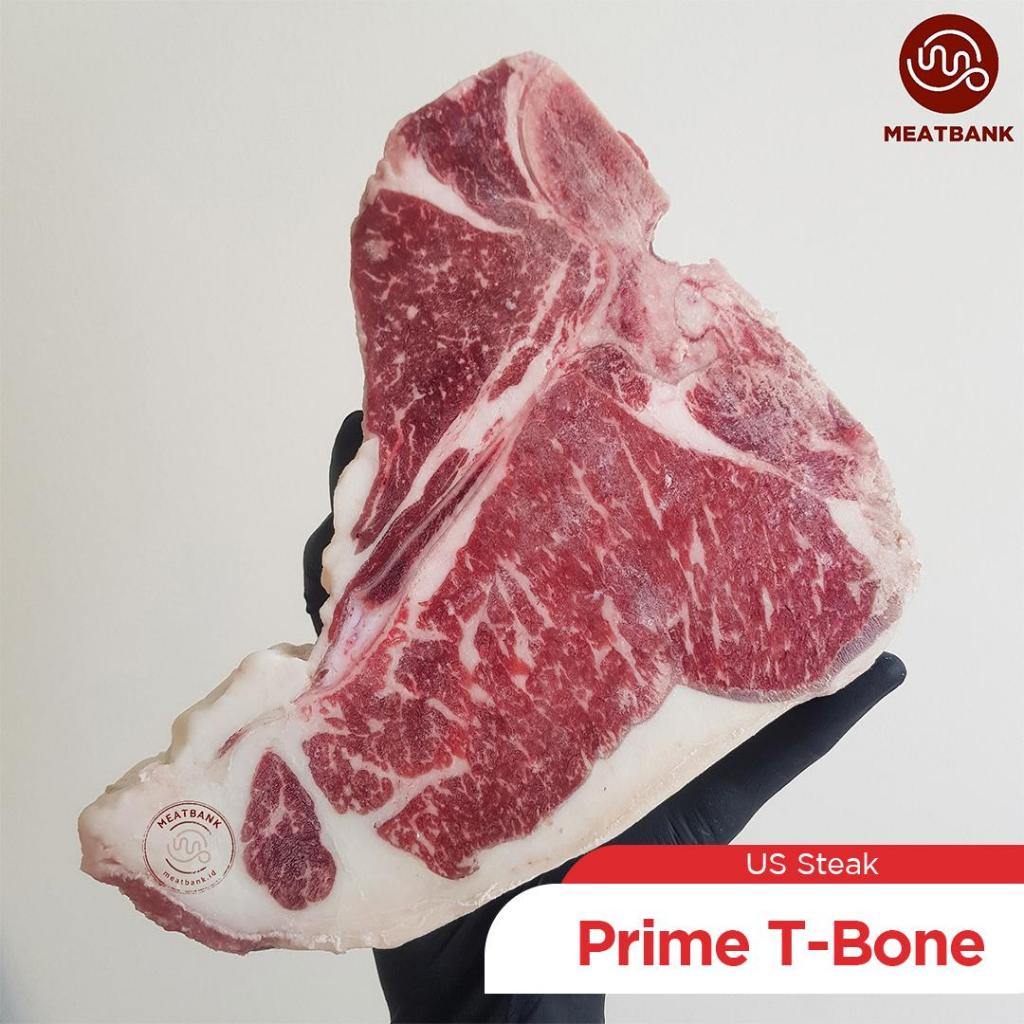 MEATBANK US PRIME T BONE STEAK Daging Sapi Angus Beef tbone