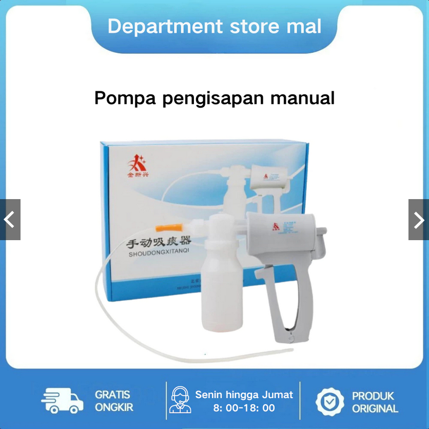 Suction Pump Manual Hand/ Sputum Aspirator/ Pompa Hisap Manual Medical / Penyedot Dahak Manual / Sed