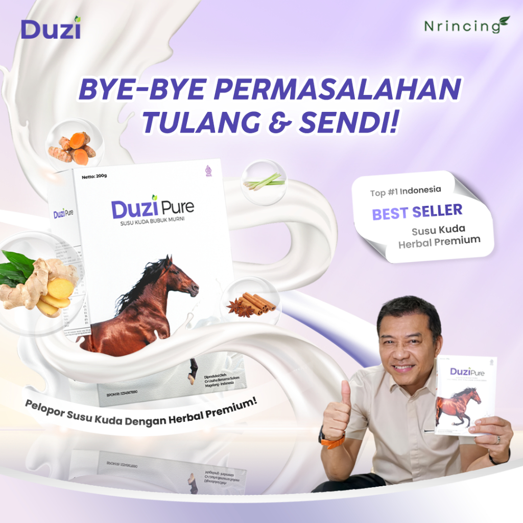 Duzi Pure - Susu Kuda Liar Lombok Mengobati Pernafasan Sesak Nafas 200 Gram