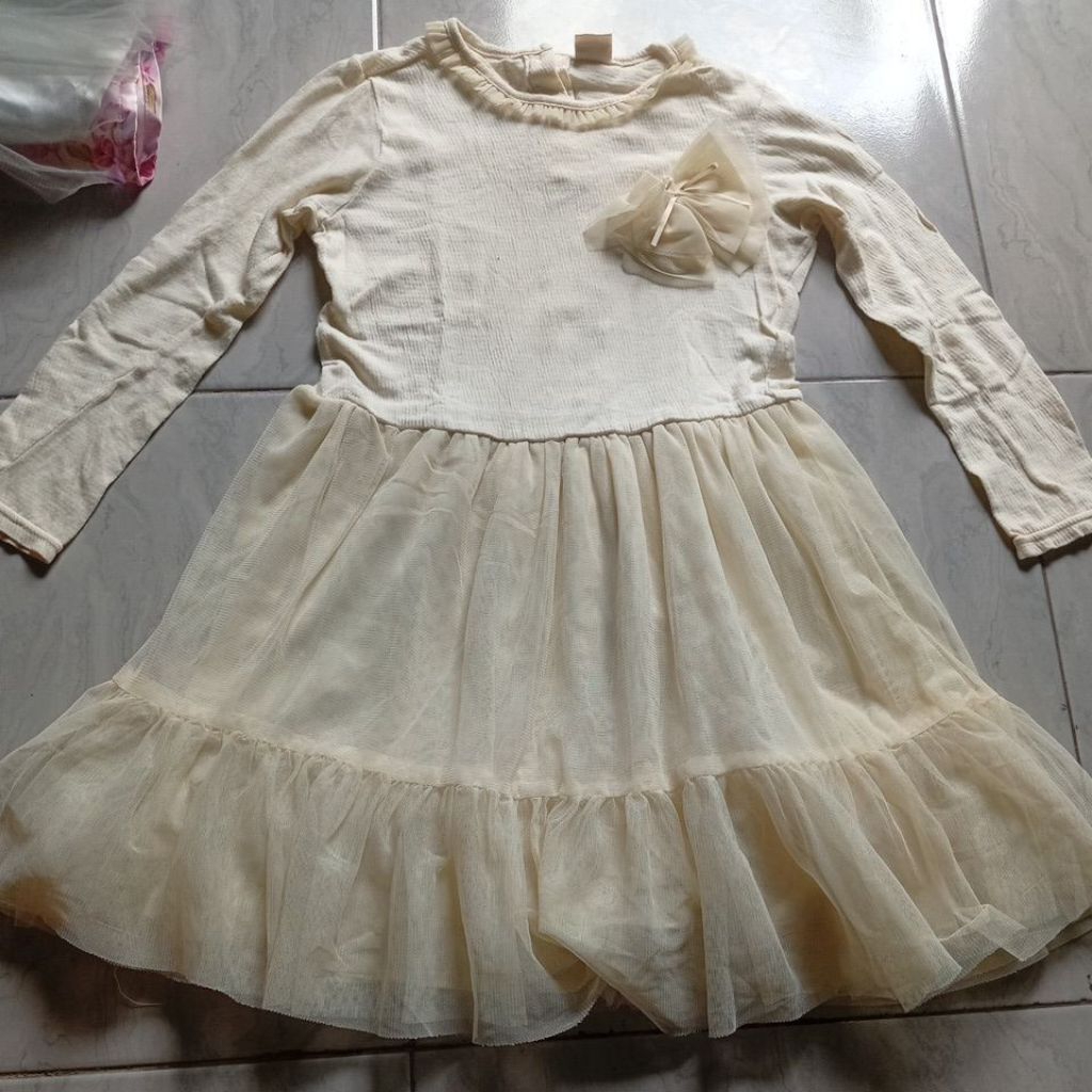 DRESS TUTU CANTIK ANAK PEREMPUAN 5-6TAHUNAN