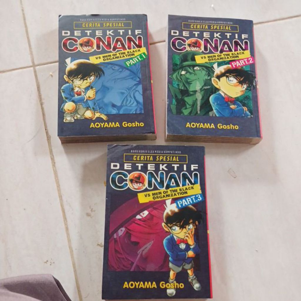 KOMIK CONAN VS MEN OF THE BLACK ORGANIZATION 1. 2. 3.