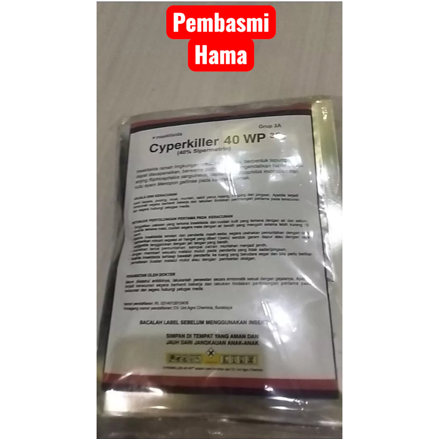 Cyperkiller Cyper Killer 40 wp 30 gram ORIGINAL / Insektisida / pembasmi kutu