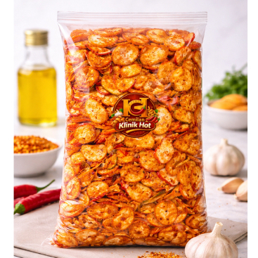 1kg Krupuk Seblak Bantet Kering/ Kripik Seblak Pedas Mantap Bumbu Kencur