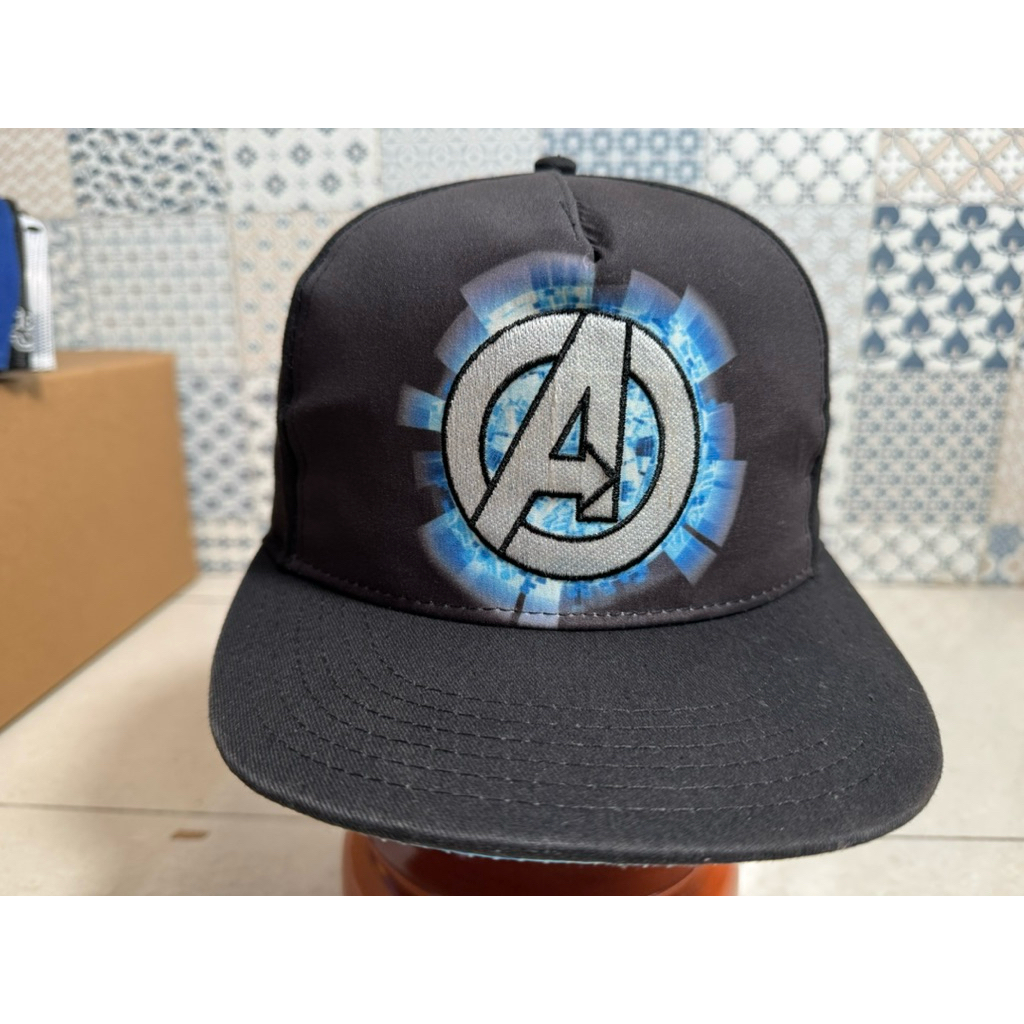 Topi Second Brand Branded The Avengers By Marvel Original Visor AOP All Over Print Full Tag Official