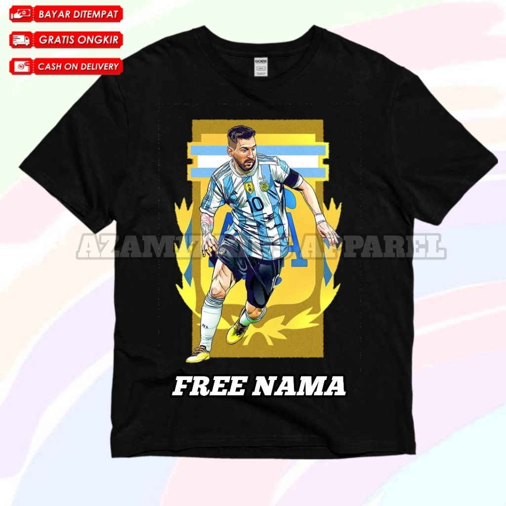 Kaos Anak Baju Anak Lionel Messi Goat Free Nama / Kaos Tshirt Anak Goat Lionel Messi Timnas Argentin