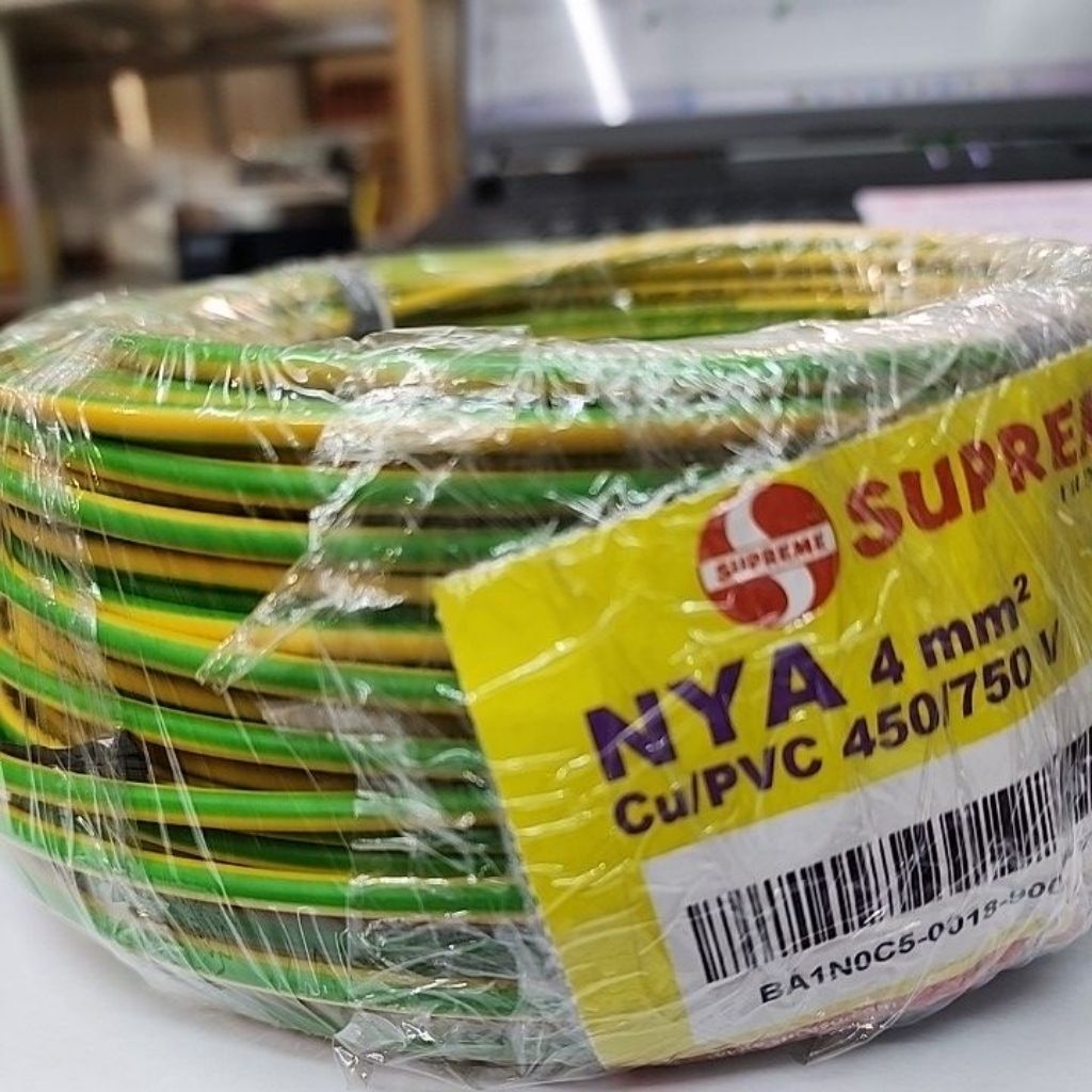 KABEL NYA 4MM SUPREME HARGA METERAN