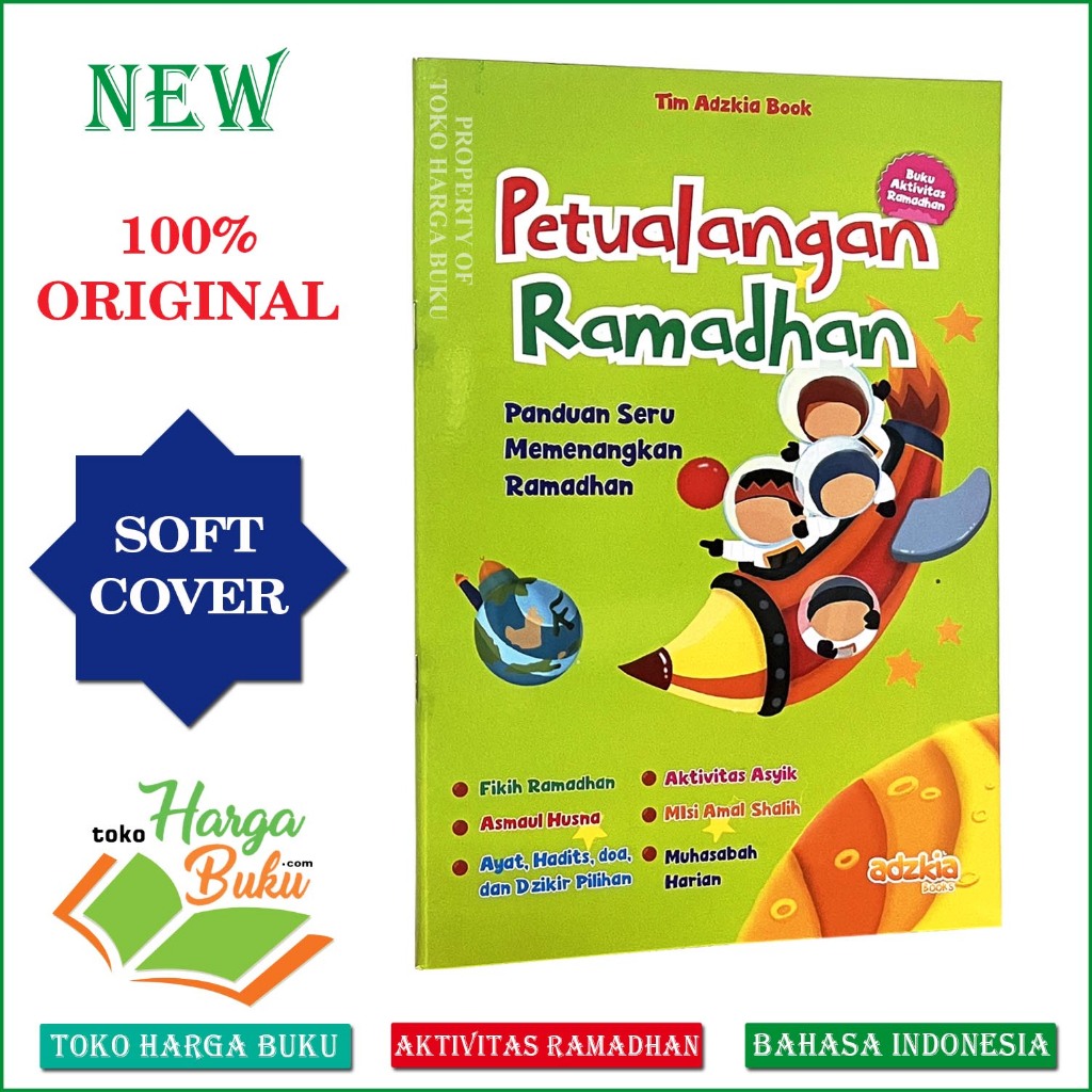 Petualangan Ramadhan Panduan Seru Memenangkan Ramadan Buku Aktivitas Bulan Puasa Fikih Adzkia Books