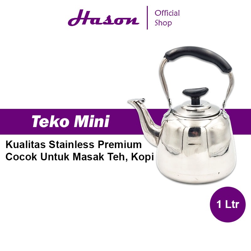 Horse Ceret Bunyi Stainless 1 Liter 14cm | Teko Siul Masak Air Panas | Whistling Kettle | Ketel