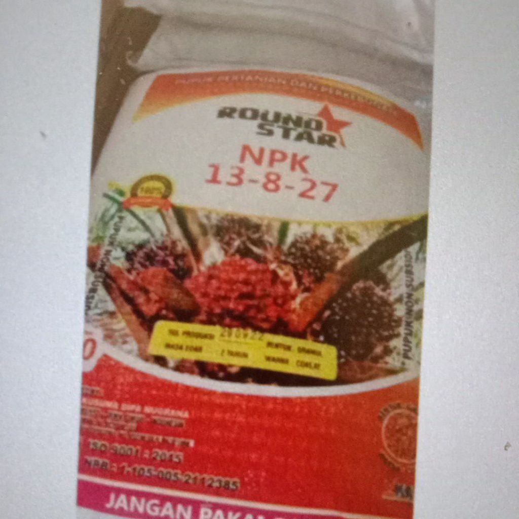 ROUNDSTAR NPK 13 8 27 REPACKING 1KG ORI