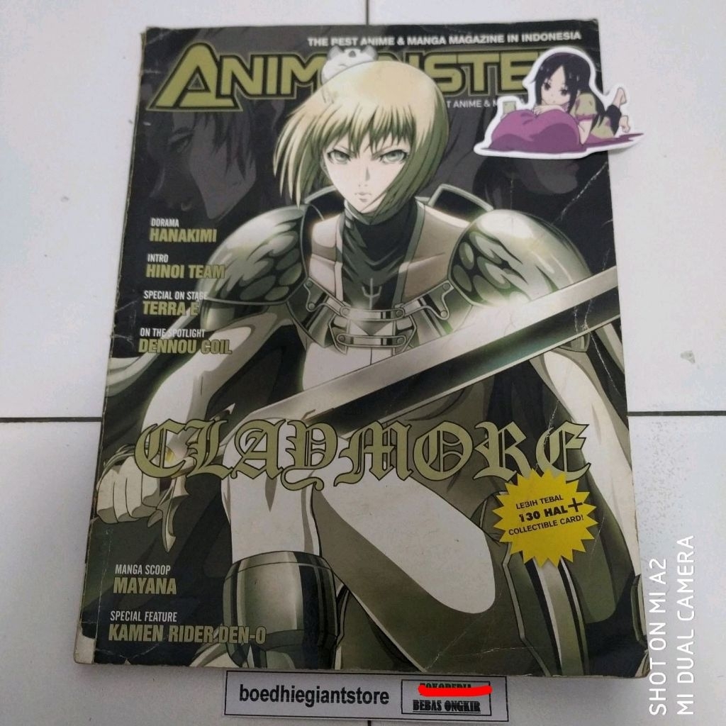 Komik Claymore 1-27 tamat + BONUS Animonster edisi Cover Claymore, TS