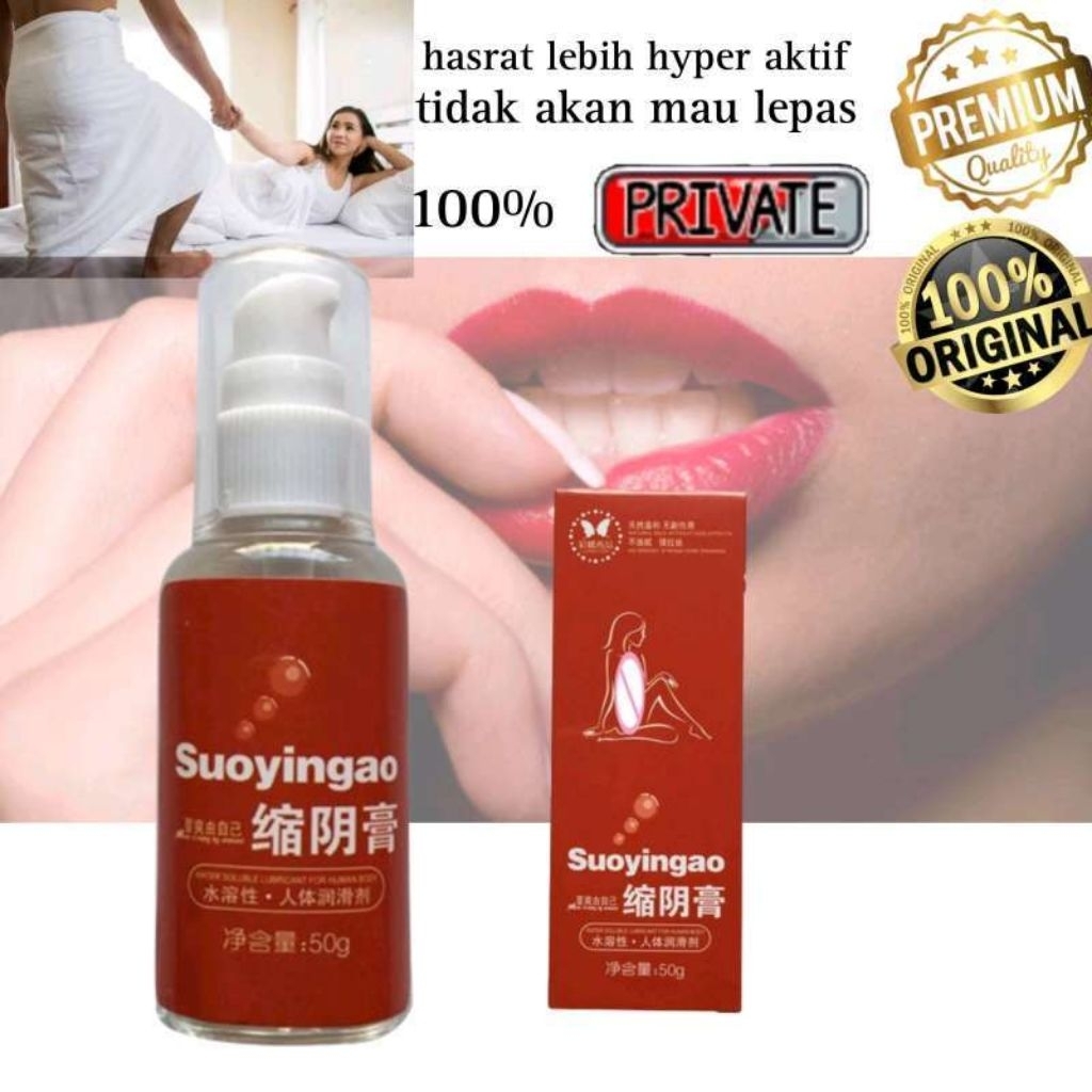 4.4 Terlaris Suoyingao Obat oles New Shibacun Lanjisu wanita asli jelly sekaligus gel pelumas pelici