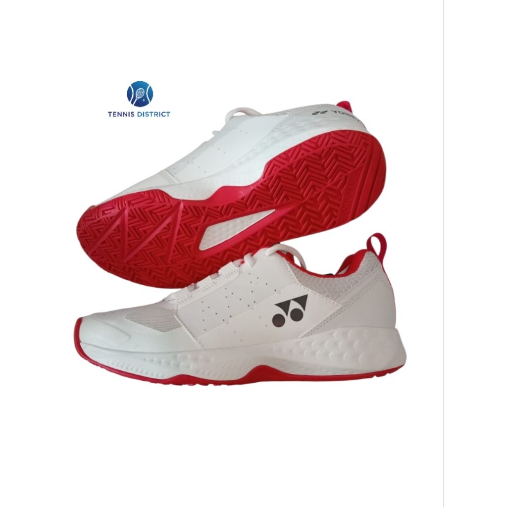 SEPATU TENIS YONEX LUMIO 4 - WHITE/RED