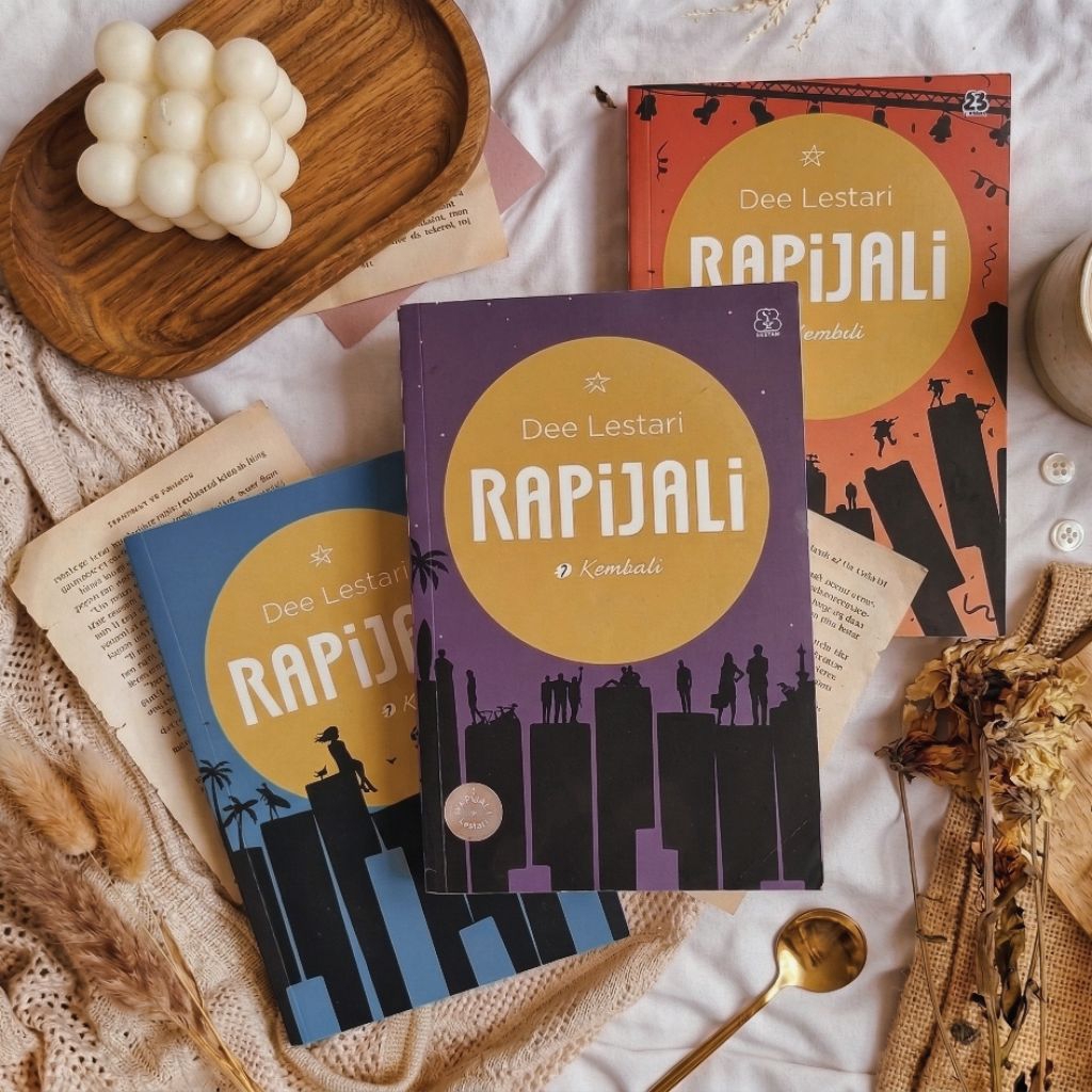 Novel Preloved Rapijali Rapi Jali Set karya Dewi (Dee) Lestari