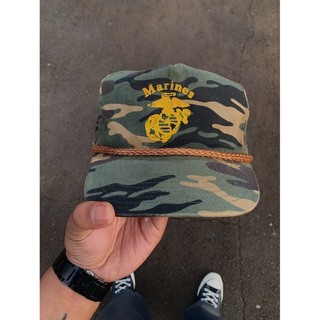 topi camo vintage