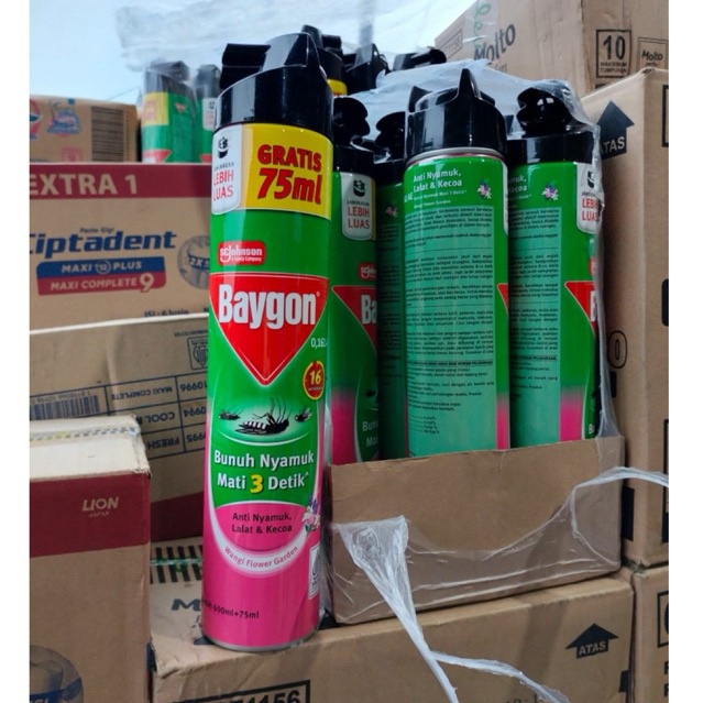 Baygon 600ml+75ml Baygon Flower Garden