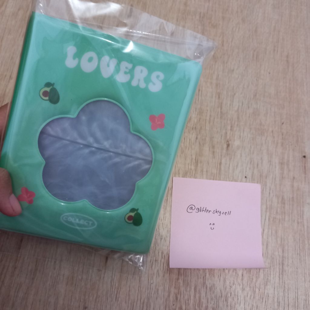 Preloved Kolbuk 2p isi 40 slot halaman bolak balik kpop photocard tempat photocard wadah kertas gant