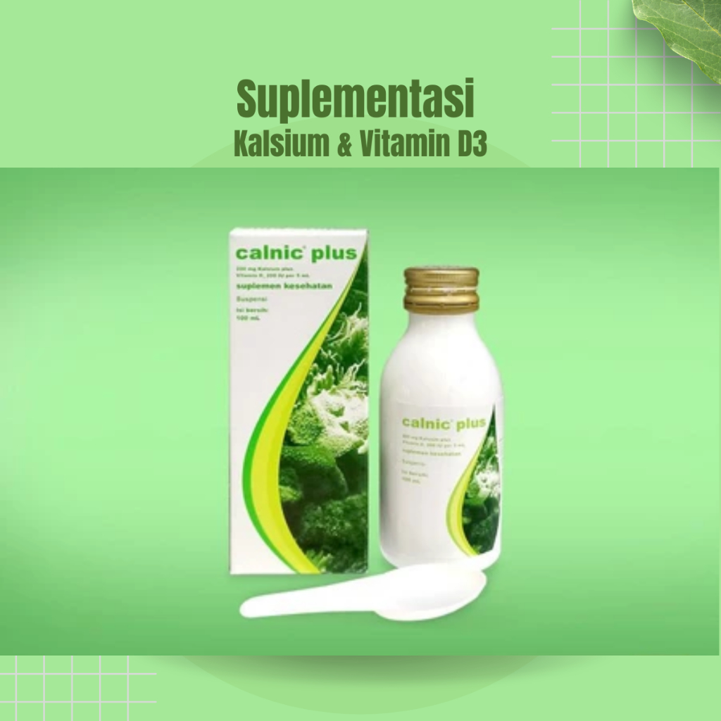 Calnic Plus Sirup Suplementasi Kalsium Organik Anak Kemasan Botol 100 mL