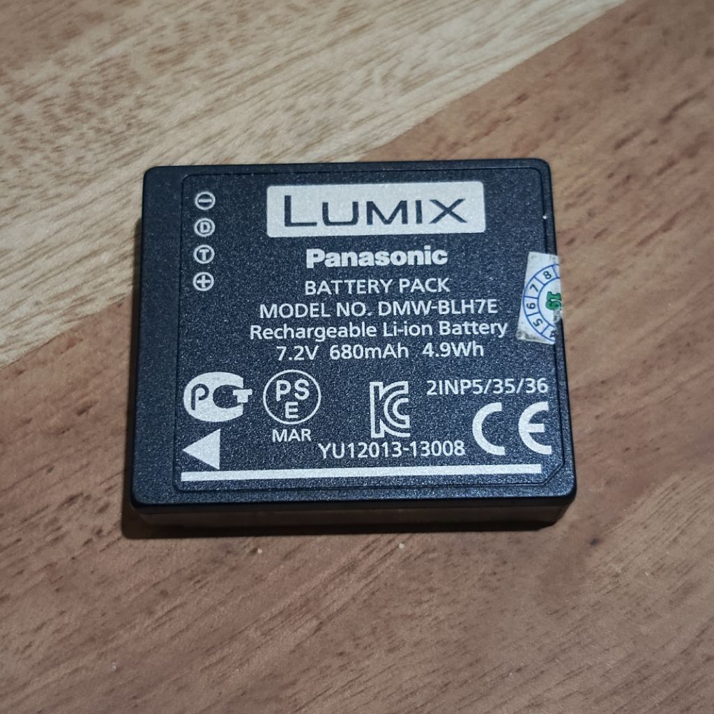 Batre Lumix DMW-BLH7E Panasonic Lumix BLH7E Batrai Lumix GM1 GF7 GF8 GF9 GF10