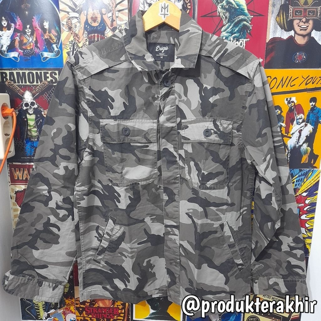 Jaket Trucker Army Erigo