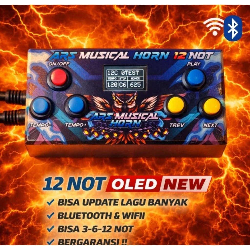 Modul Basuri 6 Corong & 12 Corong Telolet Bus Viral, Klakson Telolet Keras Siap Pasang