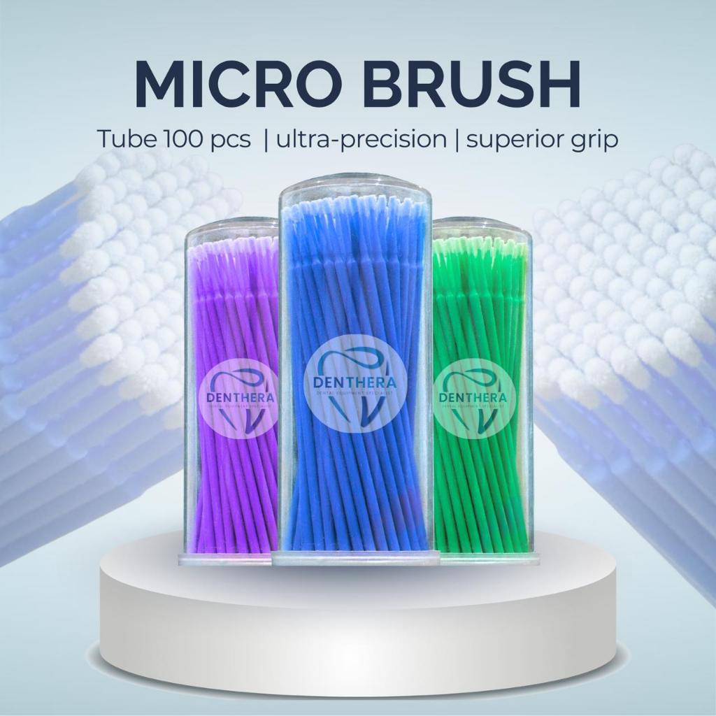 Microbrush Dental Applicator - Tabung 100pcs