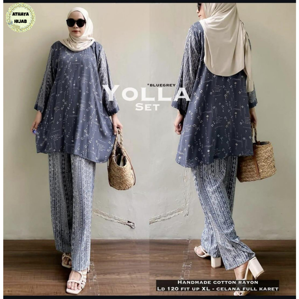 Pakaian Wanita HQ YOLLA SET From AtHAYA FASHION STORE