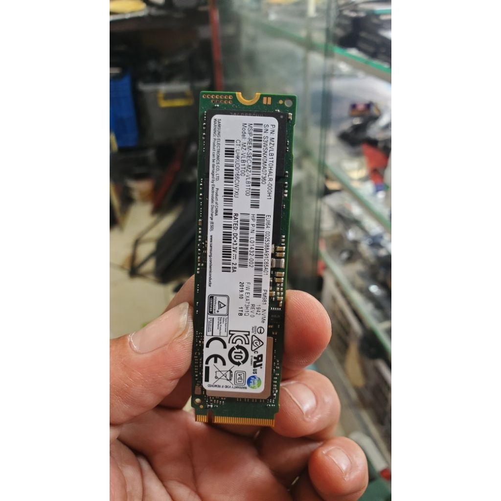 SSD NVME Samsung 1TB Second Original