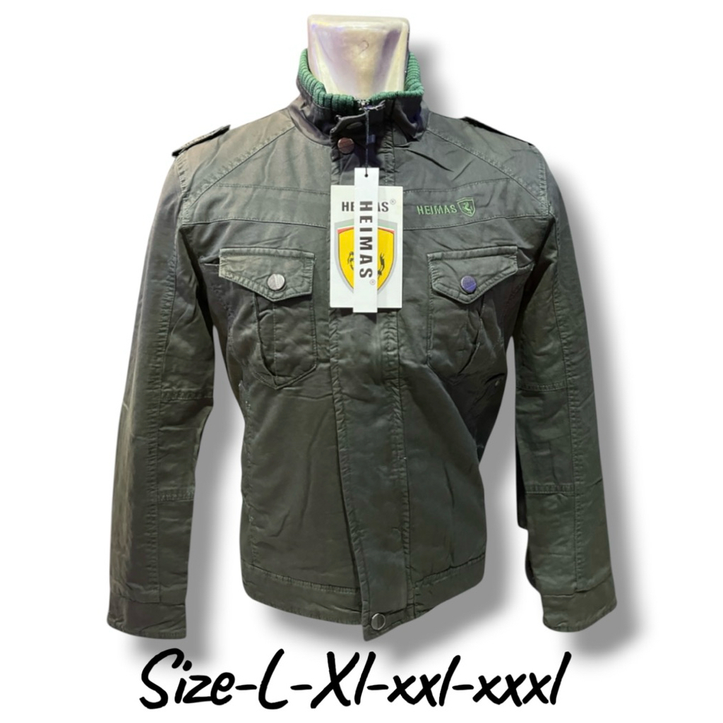 JAKET IMPORT PRIA KATUN KAMVAS TUWIL TEBAL TERBARU//JAKET BOMBER IMPORT KATUN TUWILL PRIA