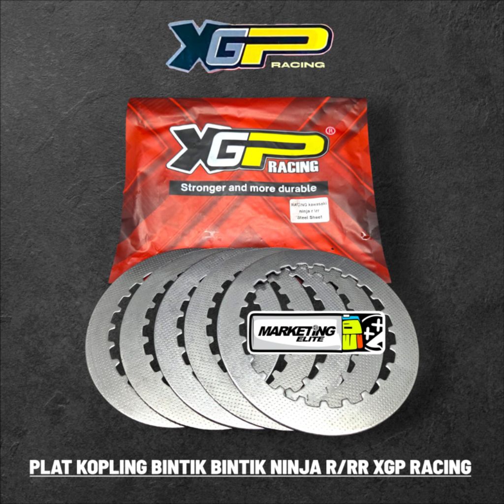 PLAT KOPLING BINTIK BINTIK NINJA R / RR XGP RACING ORIGINAL PART