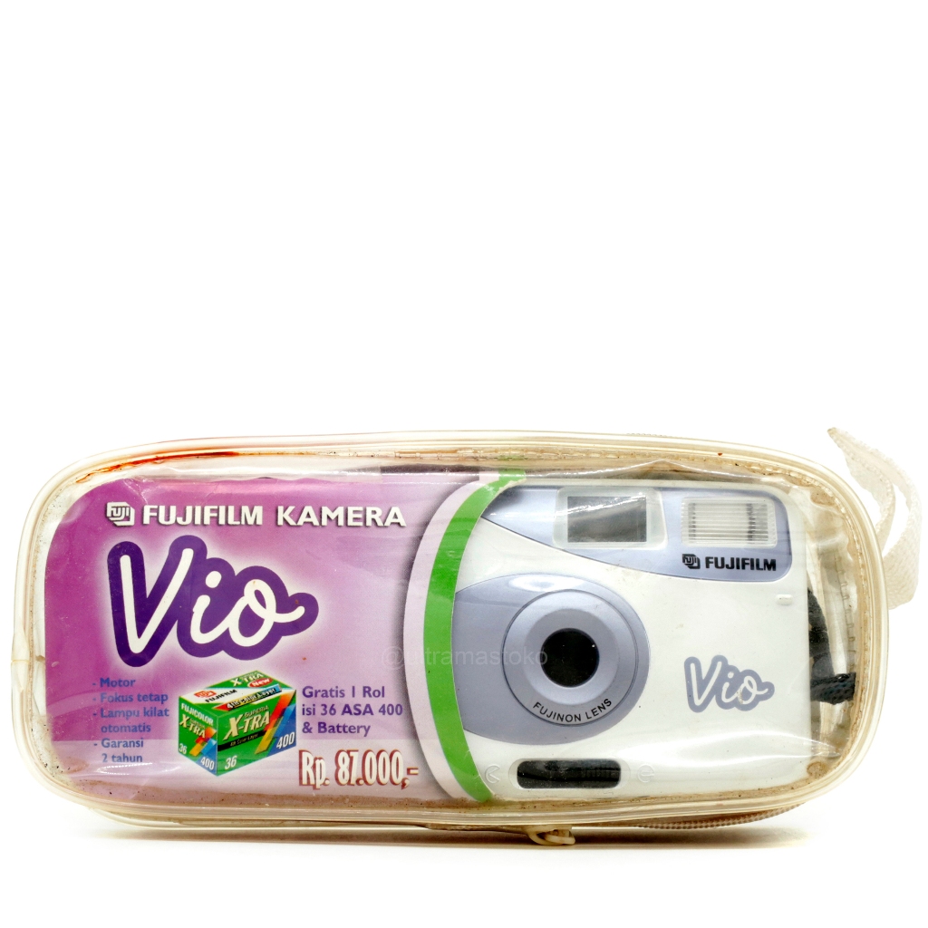 Kamera Film Analog FUJIFILM Vio - Point & Shoot 35mm Fokus Tetap Gulung Otomatis